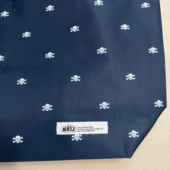 Neighborhood x Izzue NHIZ Skull Print Tote Bag - Picture 2 of 7